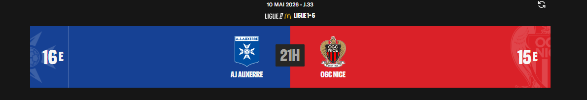 33ème journée de Ligue 1 : Auxerre - Nice  (les déclarations d'avant match)